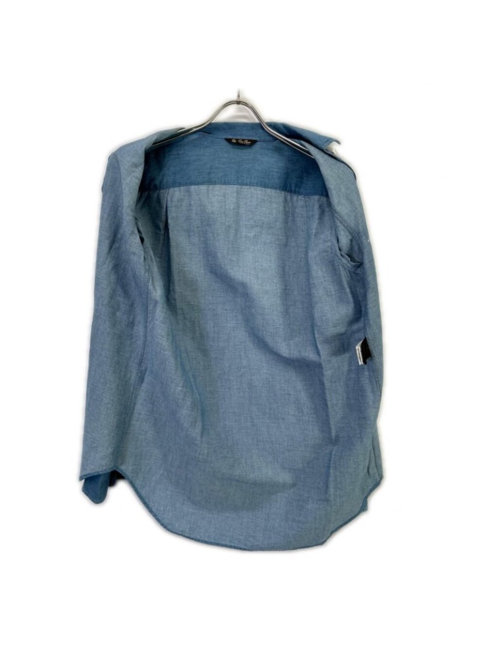 Loro Piana Light Blue Cotton Linen Shirt - Picture 3 of 9